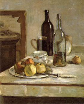 still life with two bottles